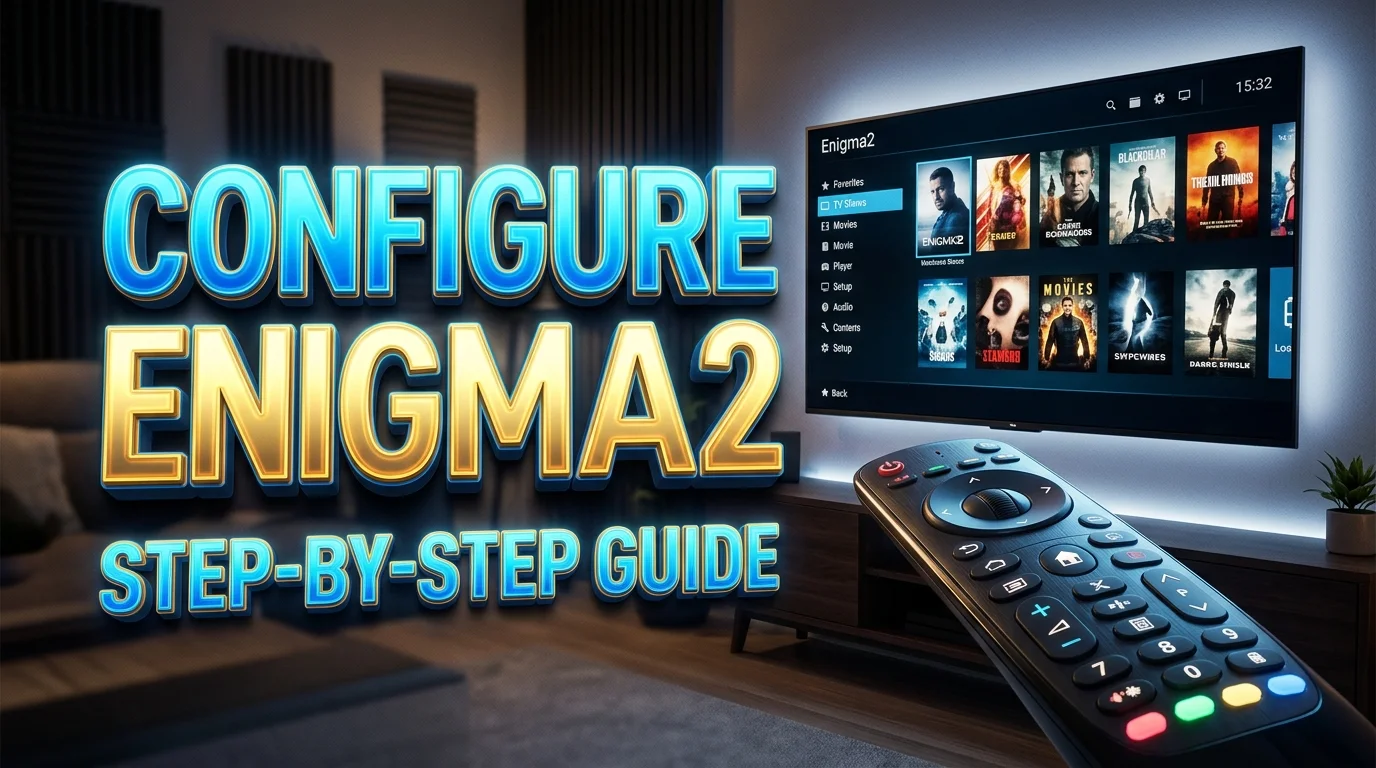 Configure Enigma2 for Premium IPTV