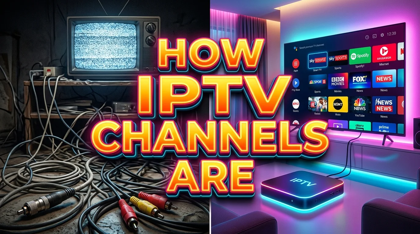 How IPTV channels are broadcasted