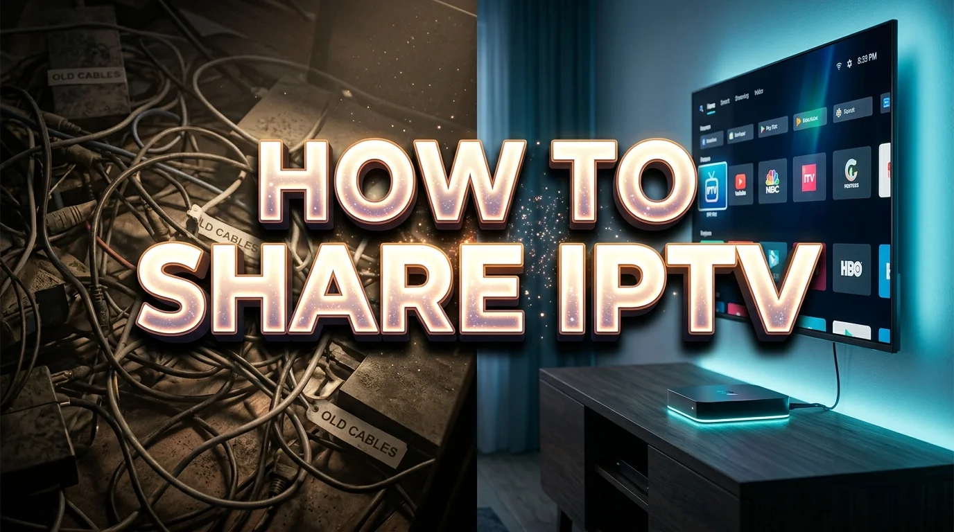 How to share IPTV with family members