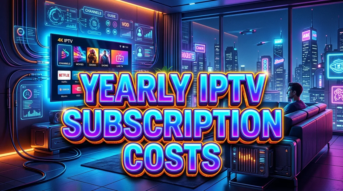 Monthly vs Yearly IPTV subscription costs