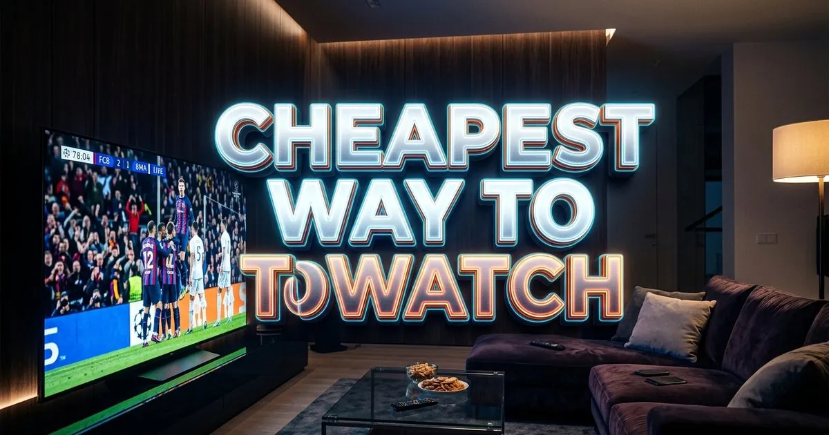 Cheapest Way To Watch Champions League 2025