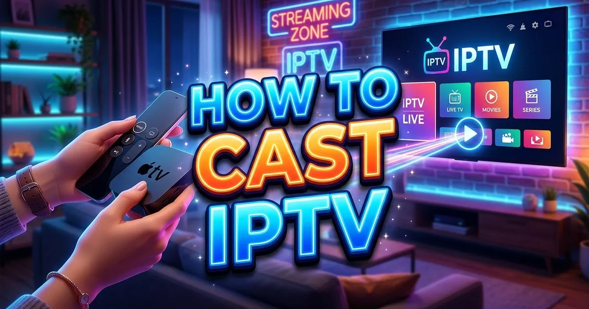 How To Cast Iptv From Phone To Tv