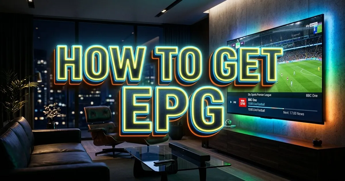 How To Get Epg Tv Guide On Iptv Smarters