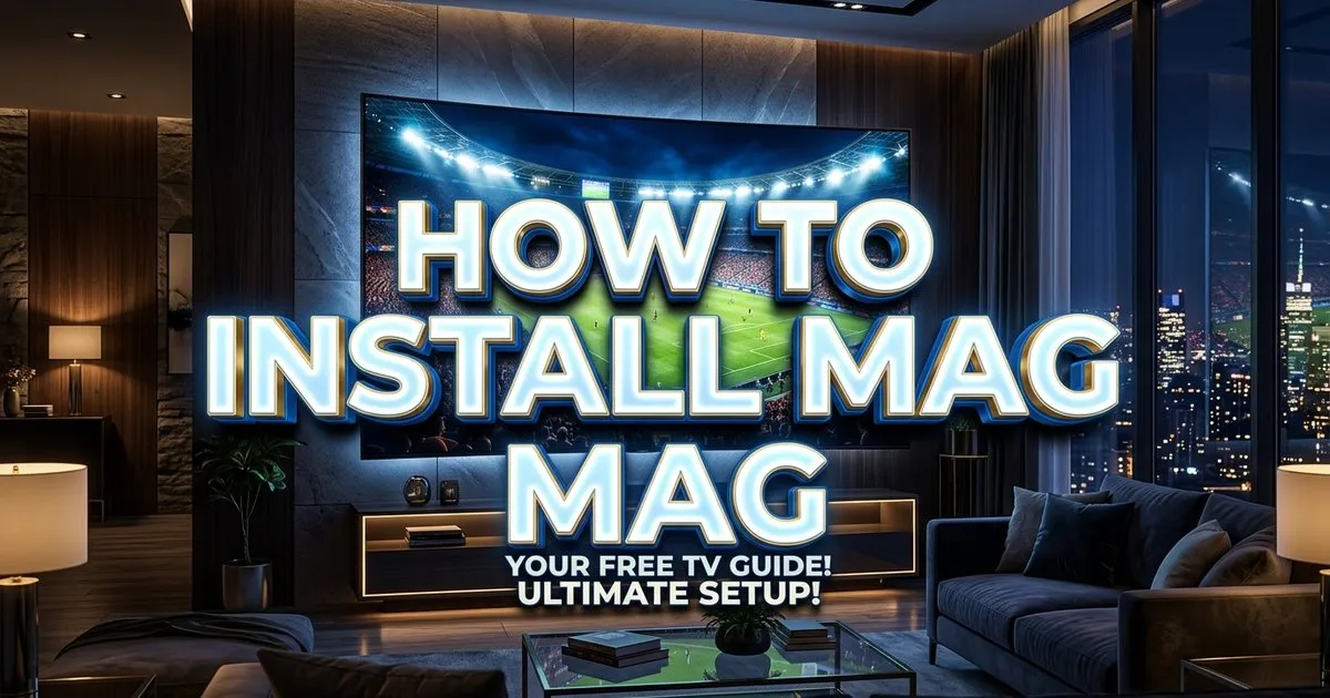 How To Install Mag Box Iptv Portal
