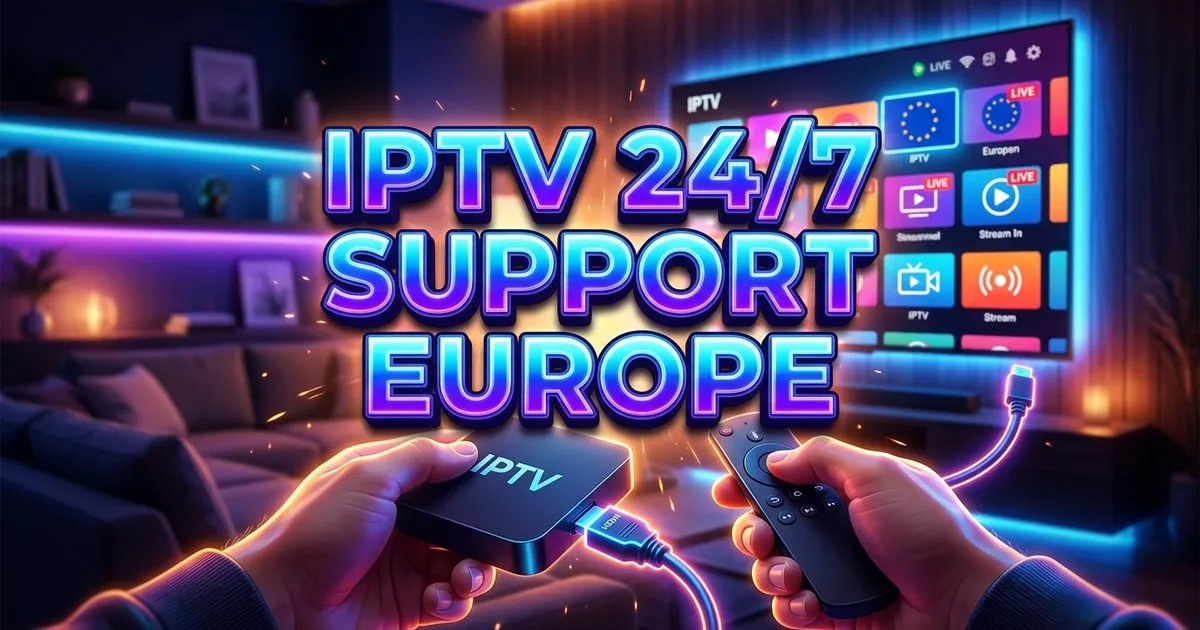 Iptv 24 7 Support Europe